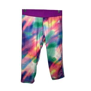 Adidas techfit climalite mid rise tights leggings womens medium performance